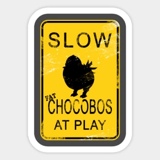 Slow Chocobo Sticker